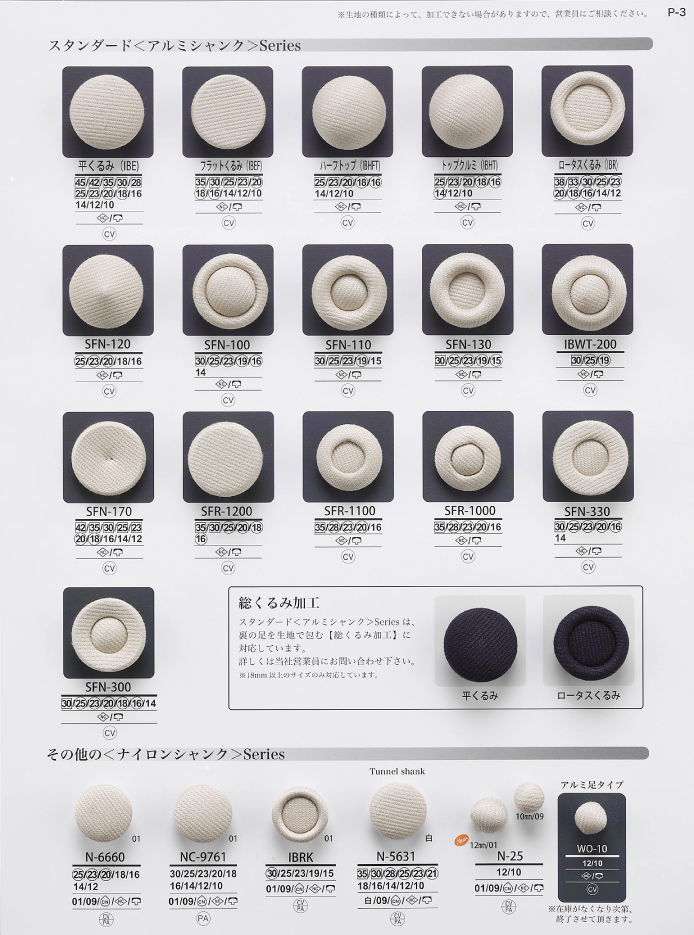 ボタン Covered Button Collection